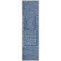 Junia Blue Washable Indoor-Outdoor Rug-Outdoor Rugs-LOOMLAN Rugs-2'3" x 7'6"-LOOMLAN