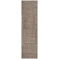 Junia Brown Washable Indoor-Outdoor Rug-Outdoor Rugs-LOOMLAN Rugs-2'3" x 7'6"-LOOMLAN