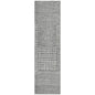 Junia Gray Washable Indoor-Outdoor Rug-Outdoor Rugs-LOOMLAN Rugs-2'3" x 7'6"-LOOMLAN