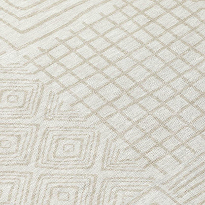Junia Ivory Washable Indoor-Outdoor Rug-Outdoor Rugs-LOOMLAN Rugs-LOOMLAN