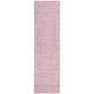 Junia Pink Washable Indoor-Outdoor Rug-Outdoor Rugs-LOOMLAN Rugs-2'3" x 7'6"-LOOMLAN