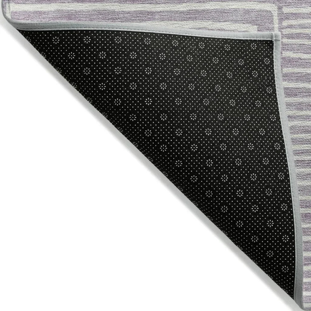 Junia Purple Washable Indoor-Outdoor Rug-Outdoor Rugs-LOOMLAN Rugs-LOOMLAN