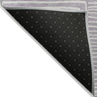 Junia Purple Washable Indoor-Outdoor Rug-Outdoor Rugs-LOOMLAN Rugs-LOOMLAN
