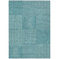 Junia Teal Washable Indoor-Outdoor Rug-Outdoor Rugs-LOOMLAN Rugs-2'6" x 3'10"-LOOMLAN