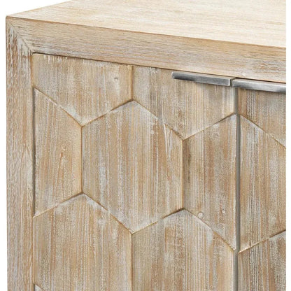 Juniper Three Door Accent Cabinet Grey Washed Fir Wood - LOOMLAN - Jamie Young - Sideboards