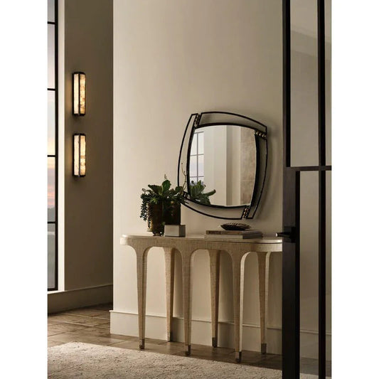 Juno Beach Stone Top Console Table - LOOMLAN - Wildwood - Console Tables