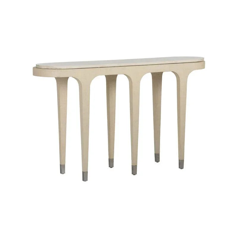 Juno Beach Stone Top Console Table - LOOMLAN - Wildwood - Console Tables