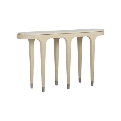 Juno Beach Stone Top Console Table - LOOMLAN - Wildwood - Console Tables