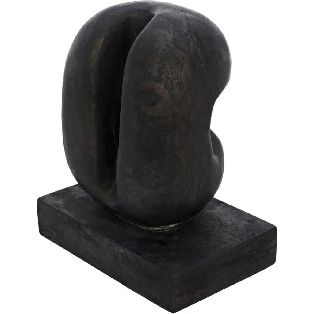 Juno Marble Black Sculpture - LOOMLAN - Noir - Statues & Sculptures