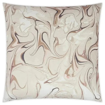 Juno Petal Abstract Blush Large Throw Pillow Insert - LOOMLAN - D.V. Kap - Throw Pillows