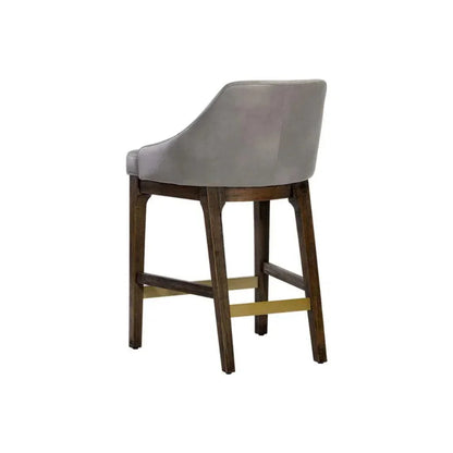 Kace Leather Counter Stool - LOOMLAN - SUNPAN - Counter Stools