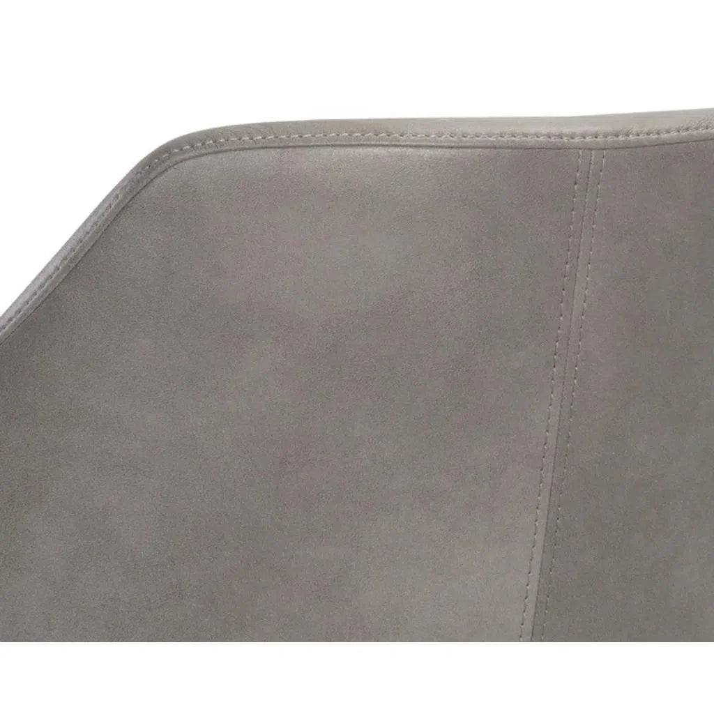 Kace Leather Counter Stool - LOOMLAN - SUNPAN - Counter Stools