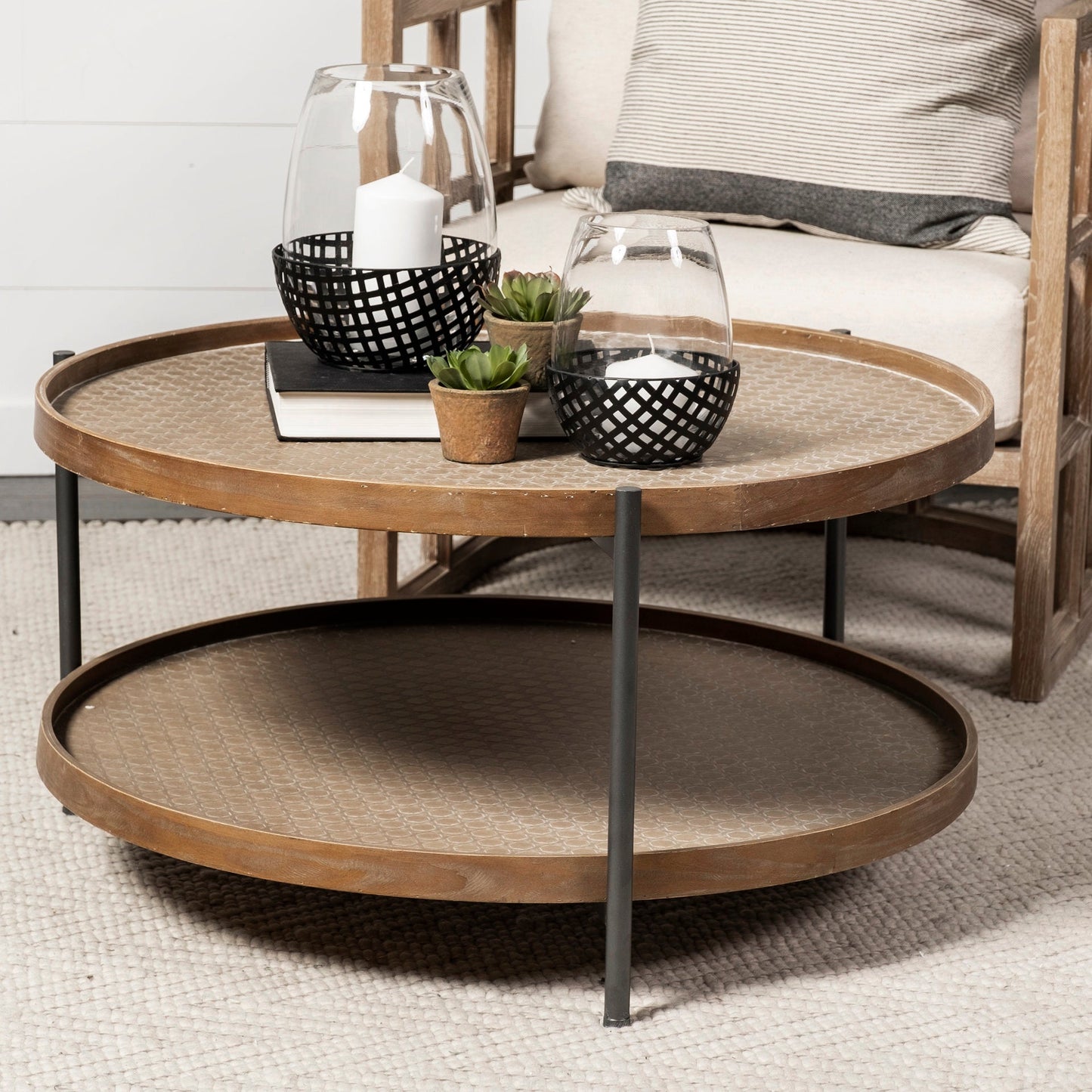 Kade Round Two-Tier Coffee Table