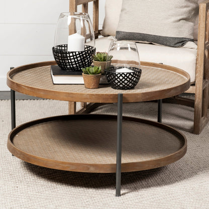 Kade Round Two-Tier Coffee Table