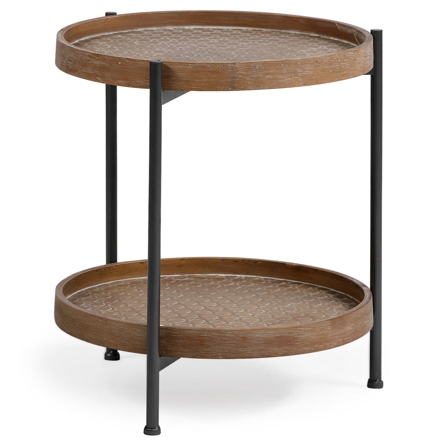 Kade Tray-Style Wood Side Table