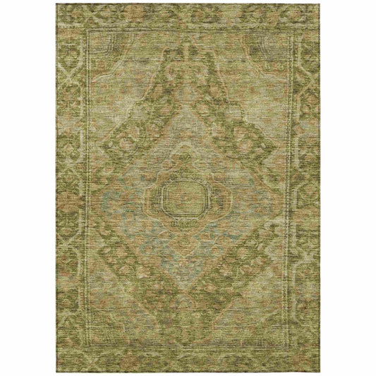 Kaelanor Aloe Washable Indoor-Outdoor Rug