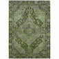 Kaelanor Green Washable Indoor-Outdoor Rug
