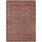Kaelara Orange Washable Indoor-Outdoor Rug