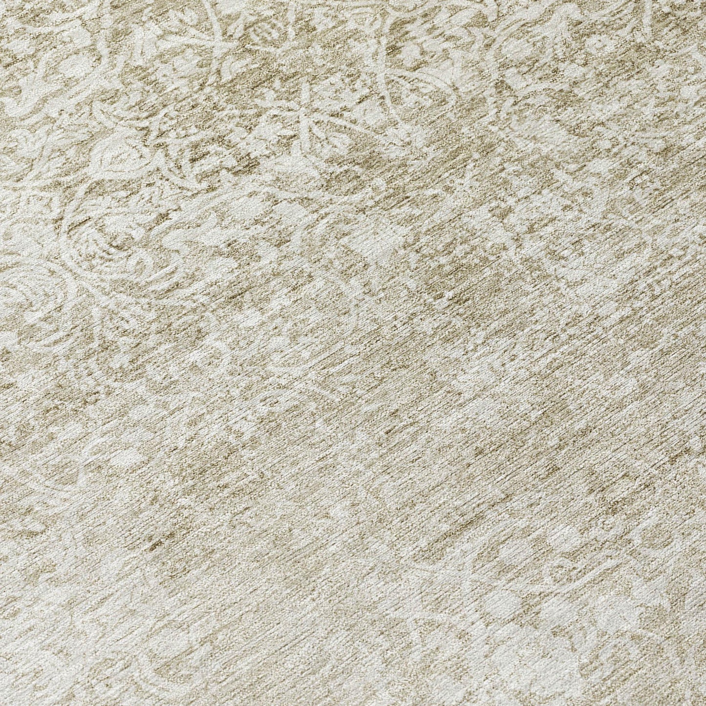 Kaelas Brown Washable Indoor-Outdoor Rug