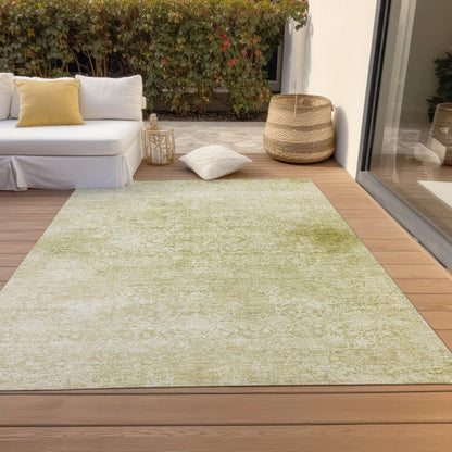 Kaelas Gold Washable Indoor-Outdoor Rug