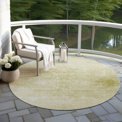 Kaelas Gold Washable Indoor-Outdoor Rug