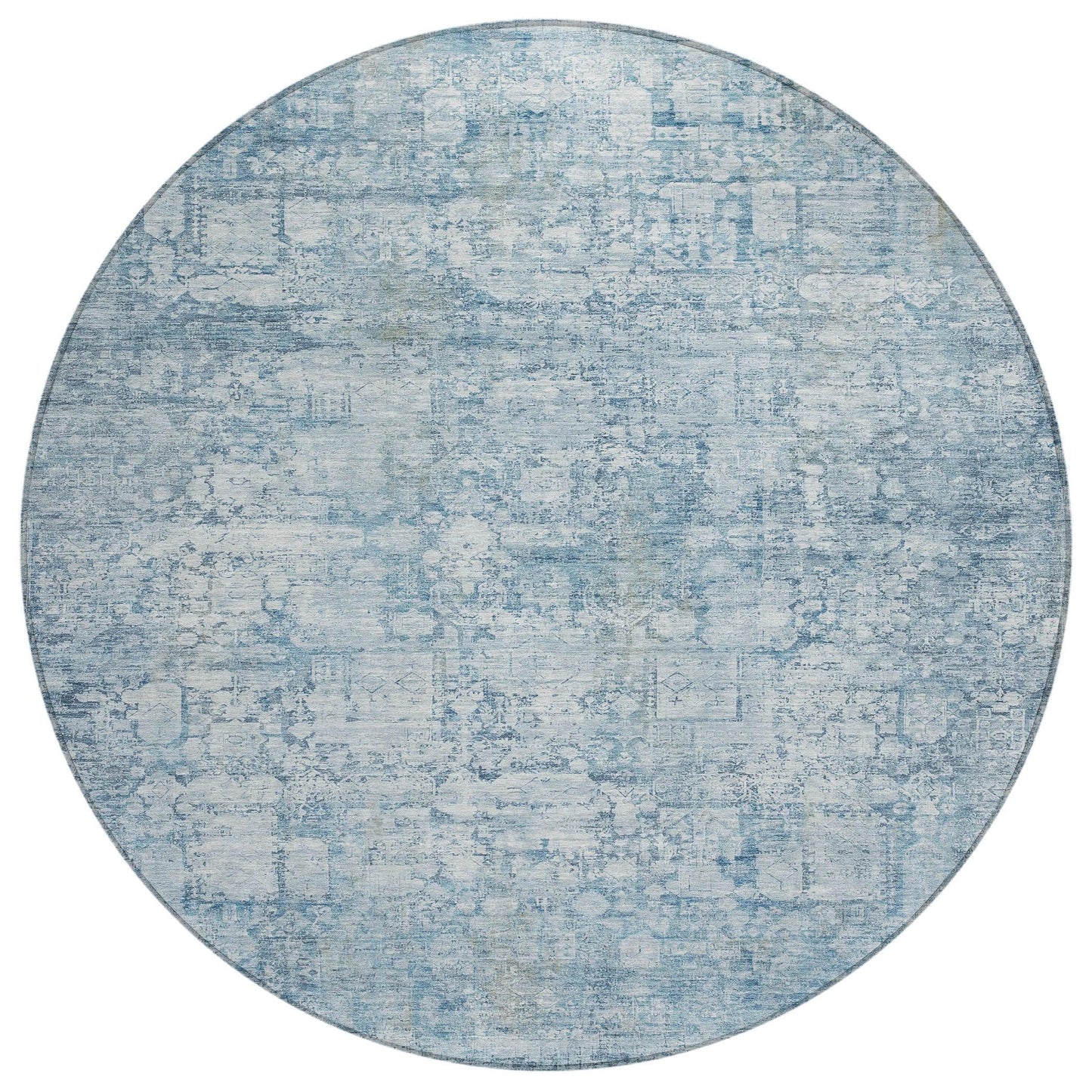 Kaelien Blue Washable Indoor-Outdoor Rug