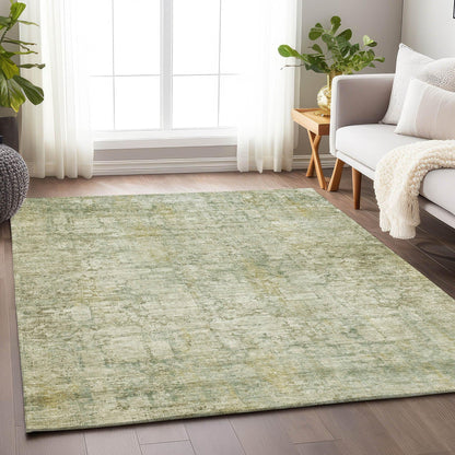 Kaelien Brown Washable Indoor-Outdoor Rug