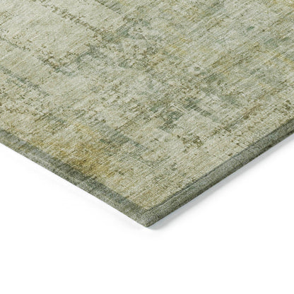 Kaelien Brown Washable Indoor-Outdoor Rug