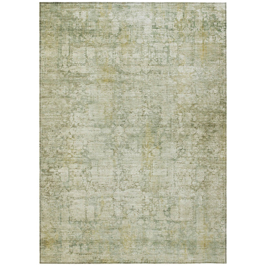 Kaelien Brown Washable Indoor-Outdoor Rug