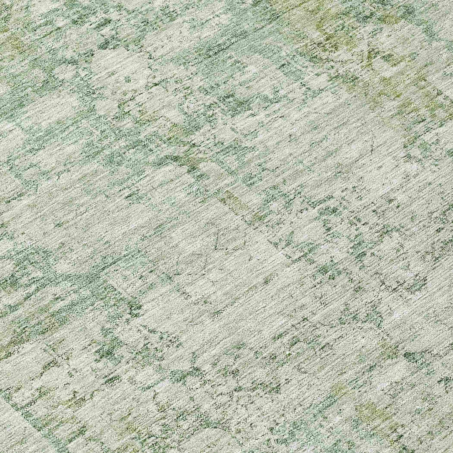 Kaelien Green Washable Indoor-Outdoor Rug