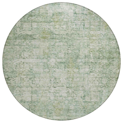 Kaelien Green Washable Indoor-Outdoor Rug