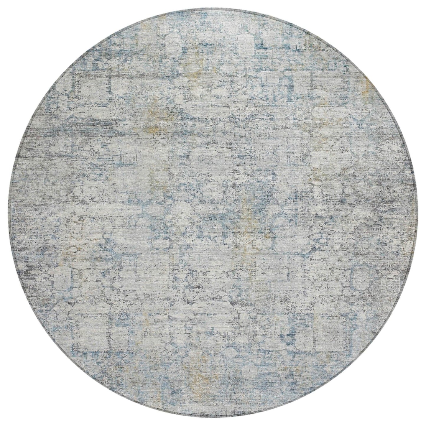 Kaelien Ivory Washable Indoor-Outdoor Rug