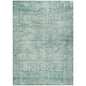 Kaelien Teal Washable Indoor-Outdoor Rug