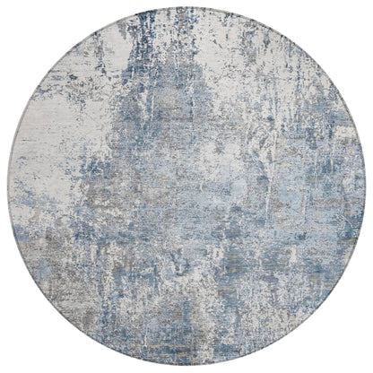 Kaelion Blue Washable Indoor-Outdoor Rug