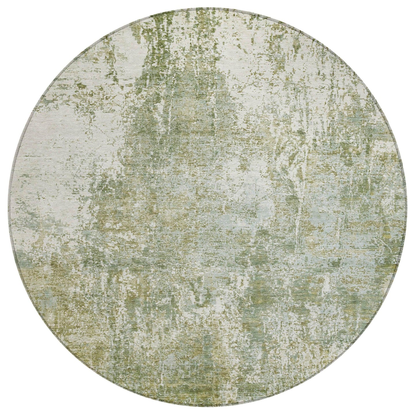 Kaelion Green Washable Indoor-Outdoor Rug