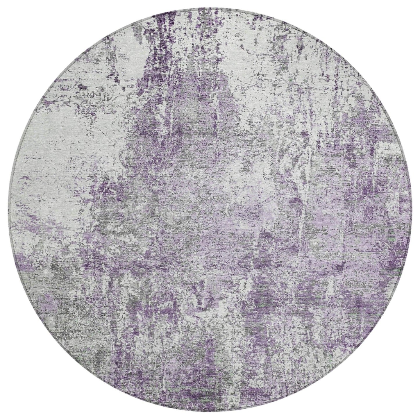 Kaelion Purple Washable Indoor-Outdoor Rug