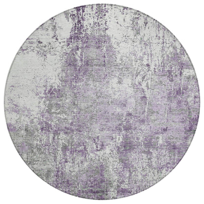 Kaelion Purple Washable Indoor-Outdoor Rug