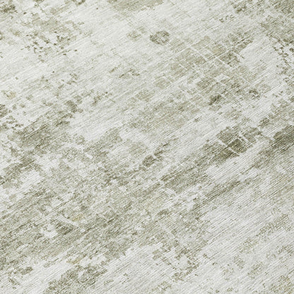 Kaelira Taupe Washable Indoor-Outdoor Rug