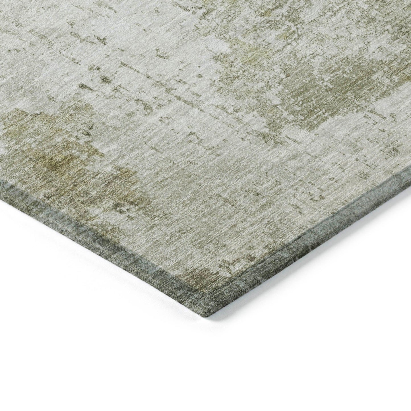 Kaelira Taupe Washable Indoor-Outdoor Rug