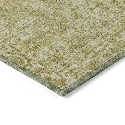 Kaelon Brown Washable Indoor-Outdoor Rug