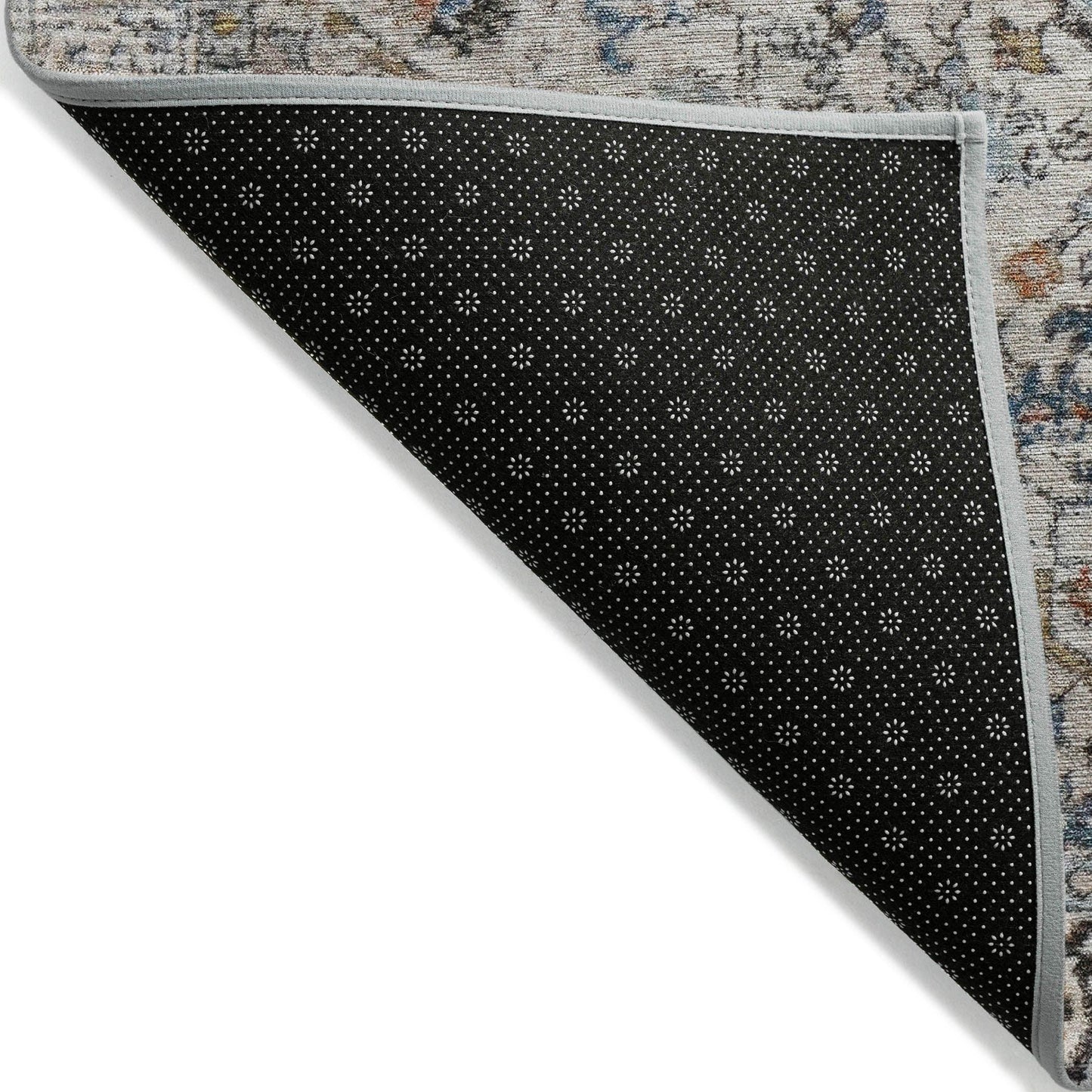 Kaelon Ivory Washable Indoor-Outdoor Rug