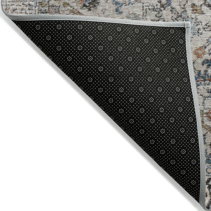 Kaelon Ivory Washable Indoor-Outdoor Rug