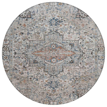 Kaelon Ivory Washable Indoor-Outdoor Rug