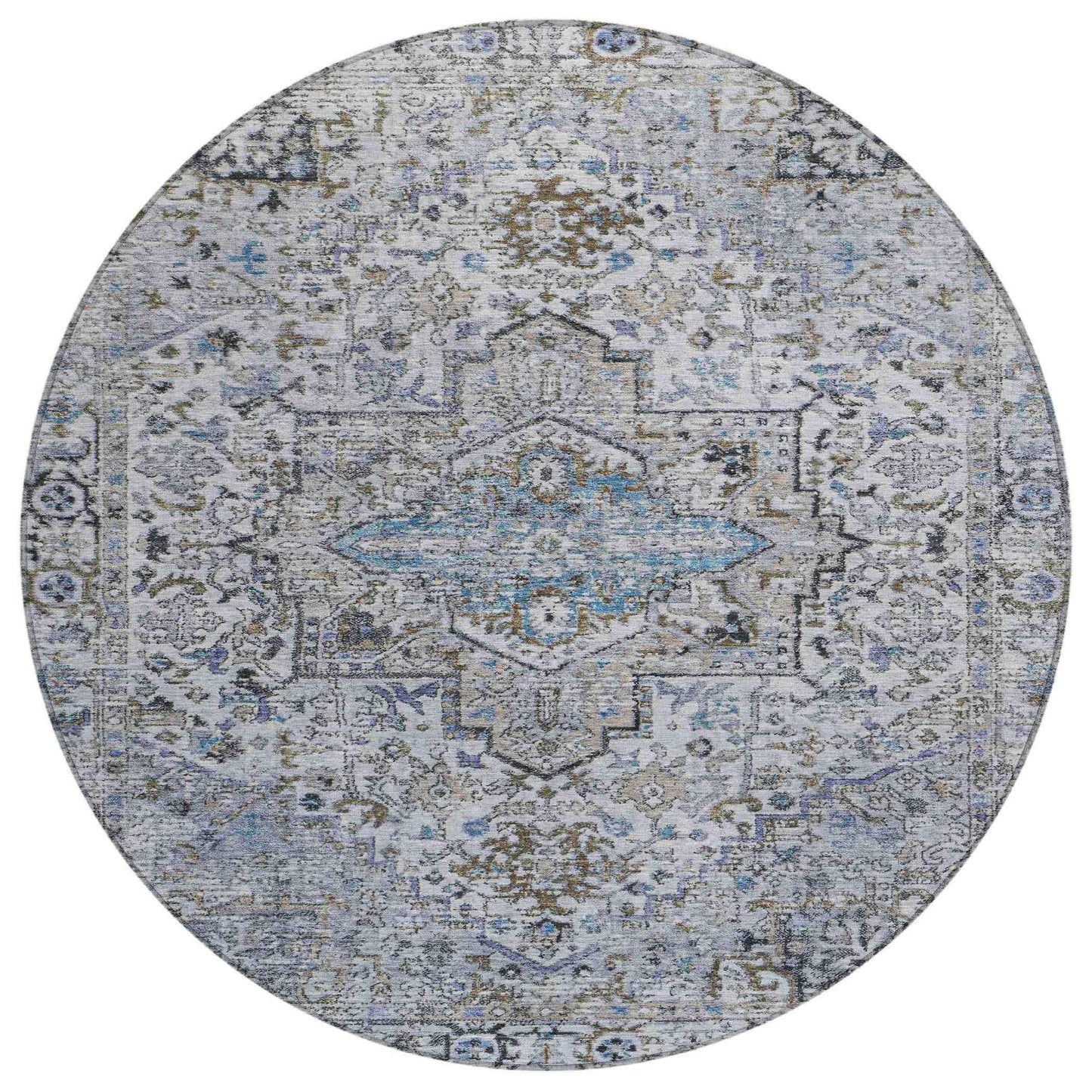 Kaelon Linen Washable Indoor-Outdoor Rug