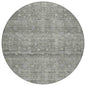 Kaelora Gray Washable Indoor-Outdoor Rug