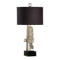 Kahn White Wash Steel Made Table Lamp - LOOMLAN - Wildwood - Table Lamps