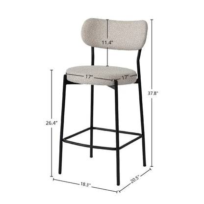 Kai Performance Fabric Counter Stool - LOOMLAN - LH Imports - Counter Stools