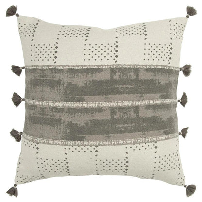 Kaia Gray Sofa Pillow With Insert - LOOMLAN - LOOMLAN - Throw Pillows