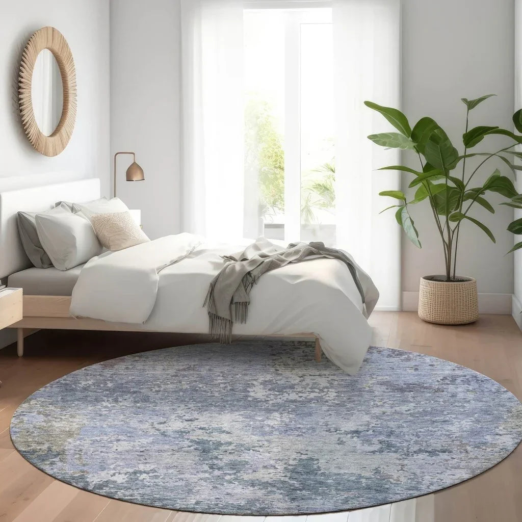 Kairi Blue Washable Indoor - Outdoor Rug - LOOMLAN - LOOMLAN Rugs - Outdoor Rugs