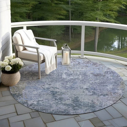 Kairi Blue Washable Indoor - Outdoor Rug - LOOMLAN - LOOMLAN Rugs - Outdoor Rugs